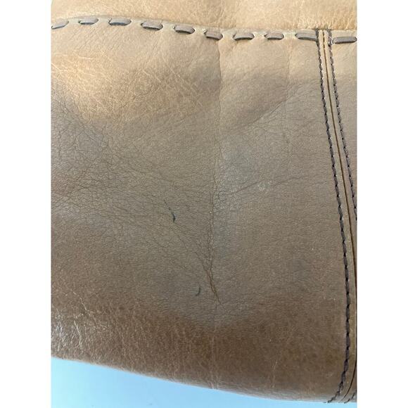 BRIGHTON 197105 SMALL BROWN PEBBLED LEATHER CROSSBODY BAG - Picture 14 of 15